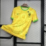 Brasilien x Jesus Christ Sonderausgabe Trikot 2024-2025 - Gelb