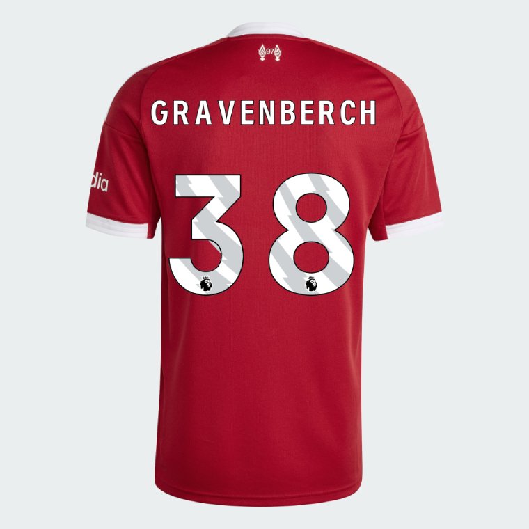 FC Liverpool Ryan Gravenberch 38 Home Trikot 2025-2026