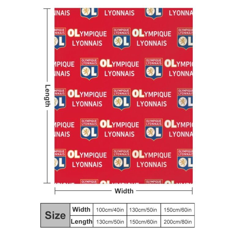 Olympique Lyonnais Decken, Superweiche Decken, Verschiedene Größen Von Decken