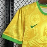 Brasilien x Jesus Christ Sonderausgabe Trikot 2024-2025 - Gelb