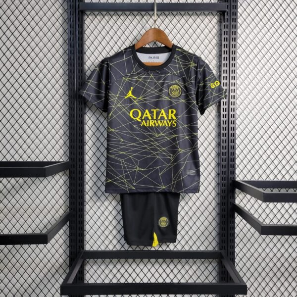 PSG Kylian Mbappe 7 Forth Trikot Kinder Mini Kit 2022-2023