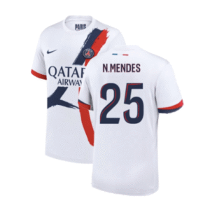 Paris Saint-Germain Nuno Mendes 25 Away Trikot 2024-2025