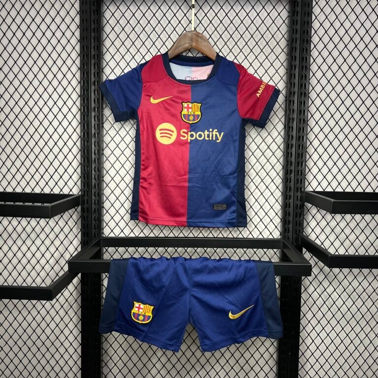FC Barcelona Heimtrikot Kinder Mini Kit 2024-2025