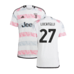 Juventus Manuel Locatelli 27 Away Trikot 2023-2024