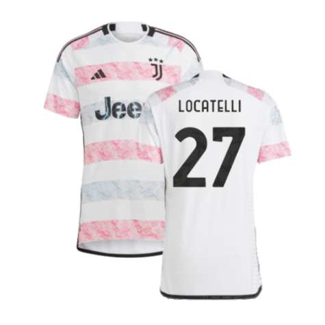 Juventus Manuel Locatelli 27 Away Trikot 2023-2024