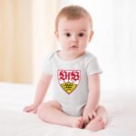 VfB Stuttgart Baby Bodysuit Strampler Schlafanzug Mit Kurzen Ärmeln