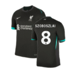 FC Liverpool Dominik Szoboszlai 8 Away Trikot 2024-2025