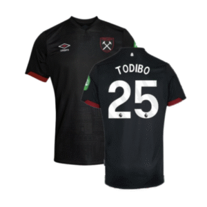 West Ham United Jean-Clair Todibo 25 Away Trikot 2024-2025