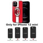 AC Mailand Stoßfest Glaskasten Handyhüllen & Cover Für IPhone 12