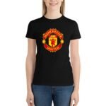 Manchester United Damen Kurzarm Rundhals T-Shirt Casual Sommer Tops