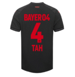 Bayer Leverkusen Jonathan Tah 4 Home Trikot 2023-2024