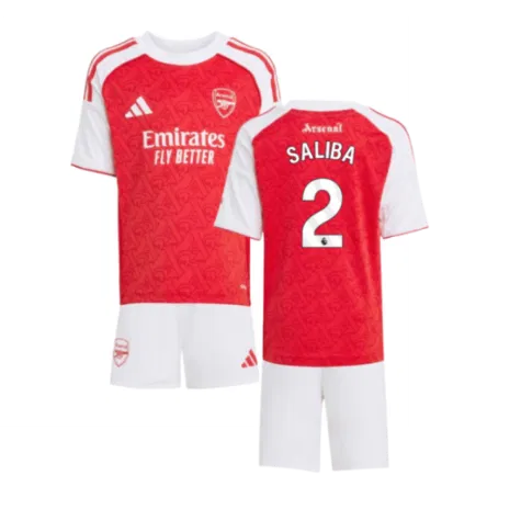 Arsenal William Saliba 2 Heimtrikot Kinder 2025-2026