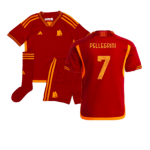AS Rom Lorenzo Pellegrini 7 Heimtrikot Kinder Mini Kit 2023-2024