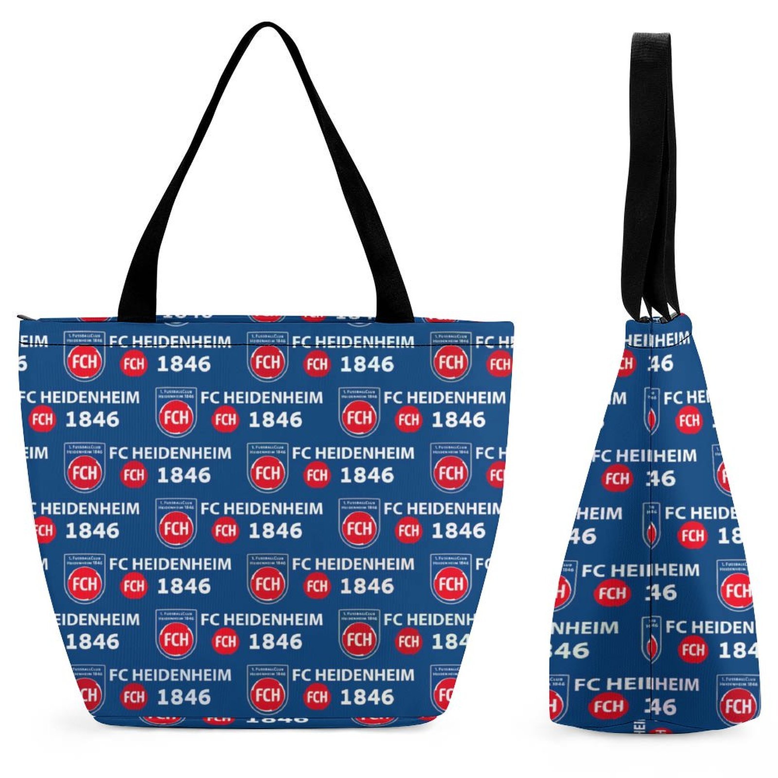FC Heidenheim Frauen Tragetasche Oxford-Stoff Einkaufsbeutel Tote Bag FC Heidenheim Frauen Tragetasche Oxford-Stoff Einkaufsbeutel Tote Bag