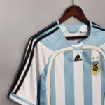Argentinien Lionel Messi 19 Home Retro Trikot WM 2006
