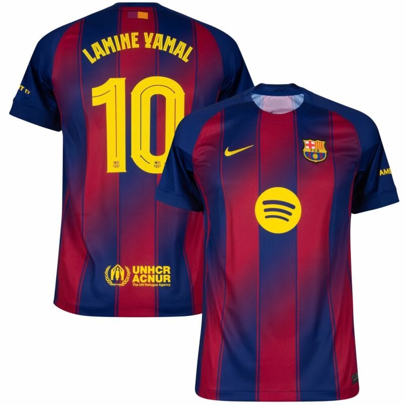 FC Barcelona Lamine Yamal 10 Home Trikot 2025-2026