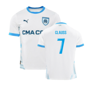 Olympique Marseille Jonathan Clauss 7 Home Trikot 2024-2025