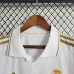 Real Madrid Retro Langarm Home Trikot 2011-2012 - Weiß