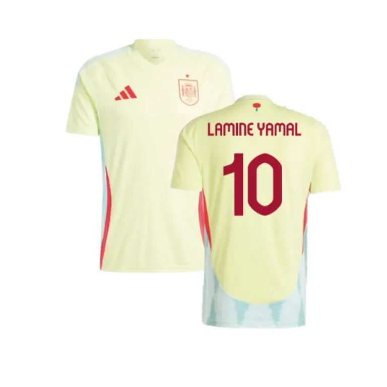 Spanien Lamine Yamal 10 Away Trikot EM 2024