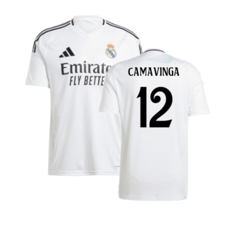 Real Madrid Eduardo Camavinga 12 Home Trikot 2024-2025
