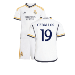 Real Madrid Daniel Ceballos 19 Heimtrikot Kinder Mini Kit 2023-2024