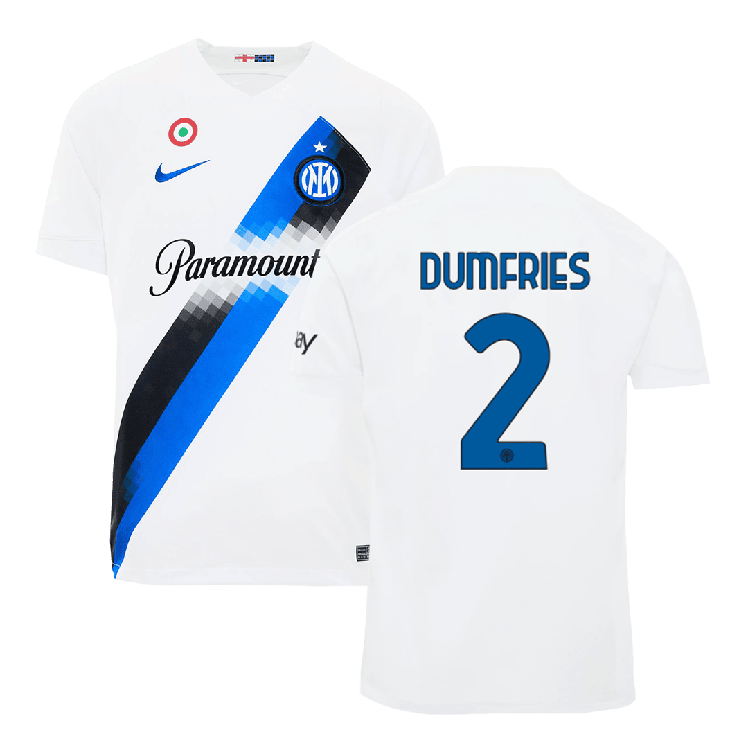 Inter Mailand Denzel Dumfries 2 Away Trikot 2023-2024 Inter Mailand Denzel Dumfries 2 Away Trikot 2023-2024