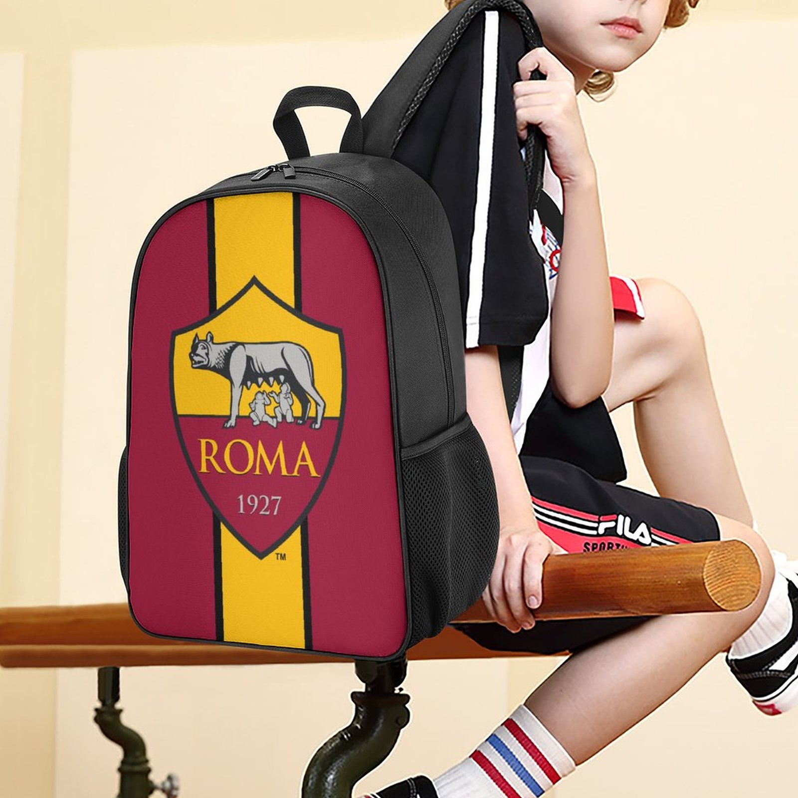 AS Rom Kinderschultaschen Rucksäcke Für Jungen Und Mädchen AS Rom Kinderschultaschen Rucksäcke Für Jungen Und Mädchen