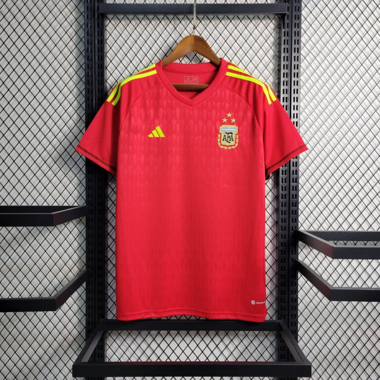 Argentinien Torwart Trikot WM 2022 - Rot