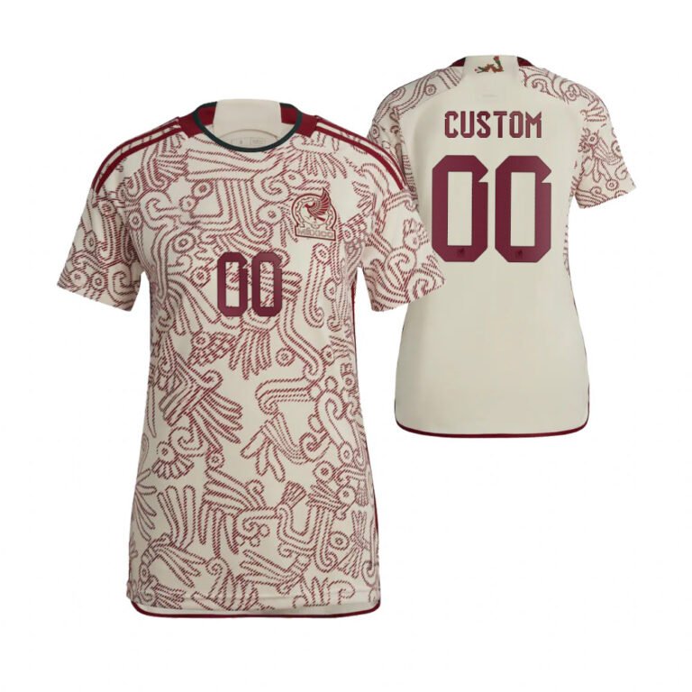 Frauen Mexico Away Trikot WM 2022 ( Aufdruck Dein Name )