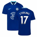Chelsea FC Raheem Sterling 17 Heimtrikot Kinder 2022-2023 Mit Shorts