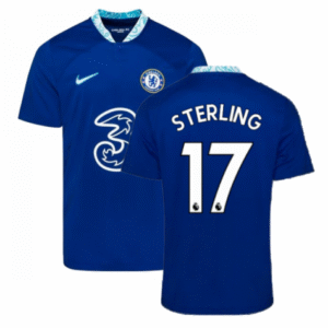 Chelsea FC Raheem Sterling 17 Heimtrikot Kinder 2022-2023 Mit Shorts