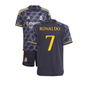 Real Madrid Cristiano Ronaldo 7 Auswärtstrikot Kinder Mini Kit 2023-2024
