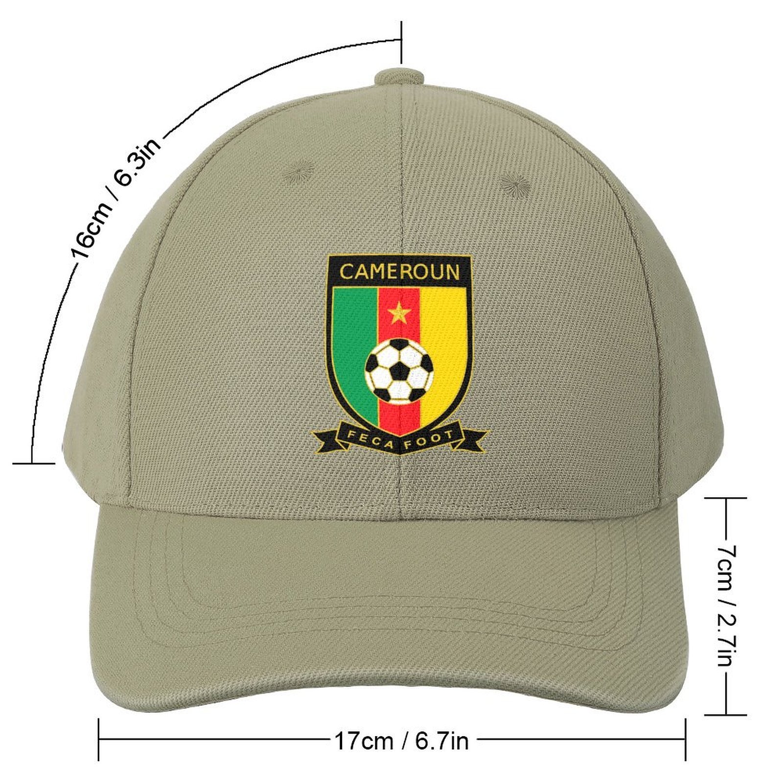 Kamerun Baseball Cap Verstellbar Reine Farbe Baseballkappe Mütze Kamerun Baseball Cap Verstellbar Reine Farbe Baseballkappe Mütze