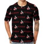 FC Köln Unisex 3D Vollständig Druck Kurzarm T-Shirts Beiläufige Tee Tops