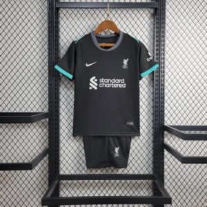 FC Liverpool Auswärtstrikot Kinder Minikit 2024-2025 - Schwarz