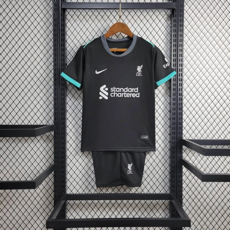 FC Liverpool Auswärtstrikot Kinder Minikit 2024-2025 - Schwarz