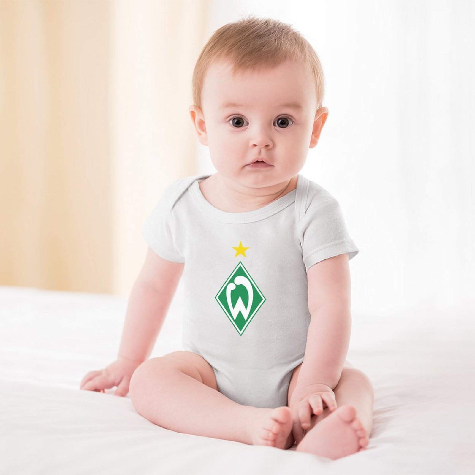 Werder Bremen Baby Bodysuit Strampler Schlafanzug Mit Kurzen Ärmeln Werder Bremen Baby Bodysuit Strampler Schlafanzug Mit Kurzen Ärmeln
