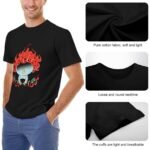 Octopus Japanese Tatoo Herren Core Stretch Slim Cneck Tee T-Shirt