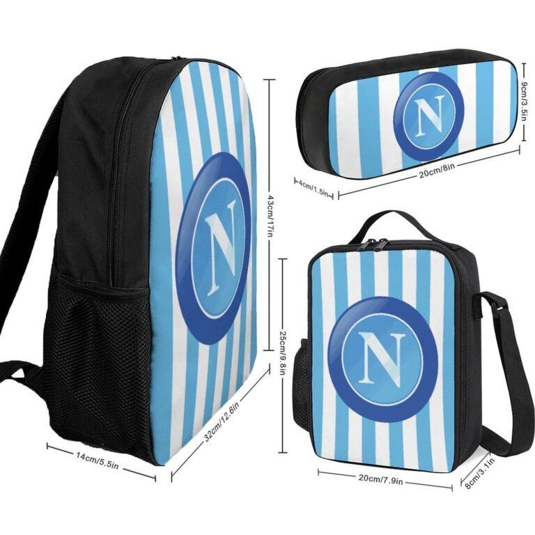SSC Neapel Student Schulranzen Lunchbag Stifttasche Kombination