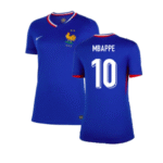 Frauen Frankreich Kylian Mbappé 10 Home Trikot EM 2024