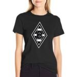 Monchengladbach Damen Kurzarm Rundhals T-Shirt Casual Sommer Tops