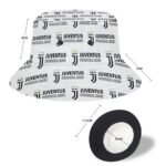 Juventus FC Karomuster Sommer Sonnenhut Reversible Bucket Hat