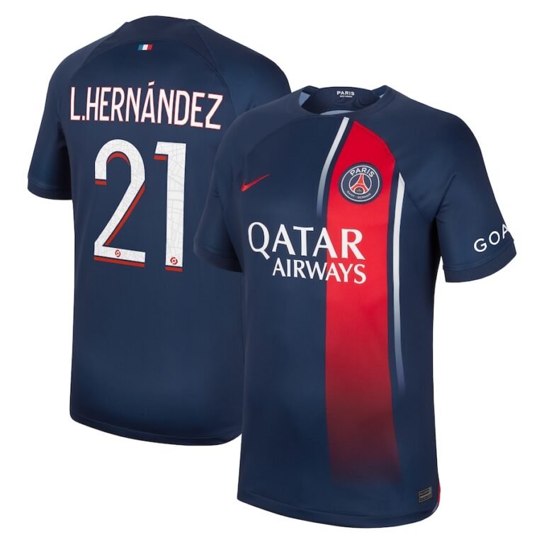 Paris Saint-Germain Lucas Hernández 21 Home Trikot 2023-2024
