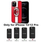 AC Mailand Stoßfest Glaskasten Handyhüllen & Cover Für IPhone 12
