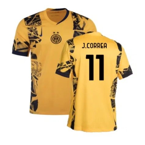 Inter Mailand Joaquin Correa 11 Third Trikot 2024-2025