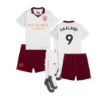 Man City Erling Haaland 9 Auswärtstrikot Kinder Mini Kit 2023-2024