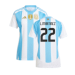 Frauen Argentinien Lautaro Martínez 22 Home Trikot 2024-2025