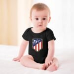 Atletico Madrid Baby Bodysuit Strampler Schlafanzug Mit Kurzen Ärmeln