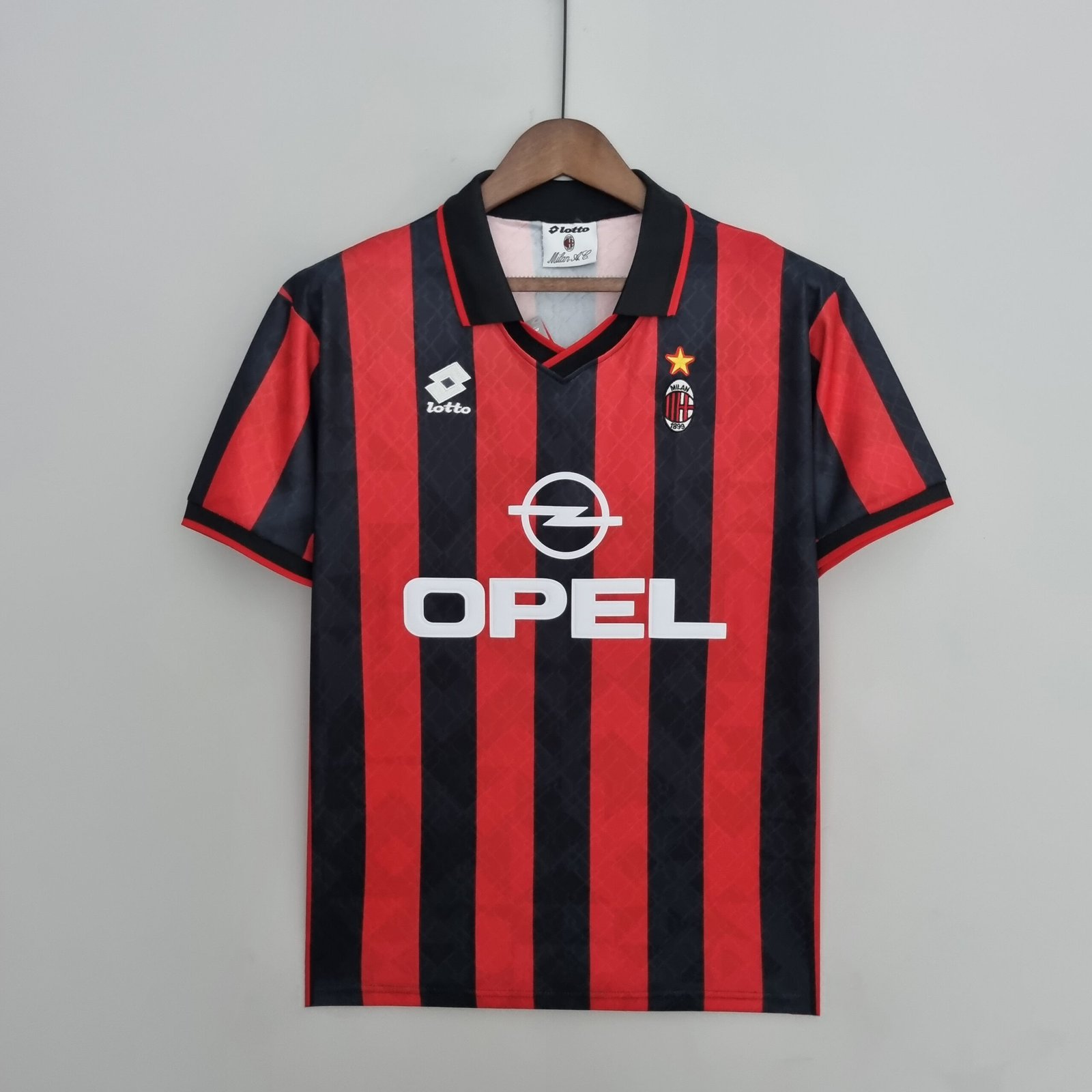 AC Mailand Home Retro Trikot 1995-1996 AC Mailand Home Retro Trikot 1995-1996