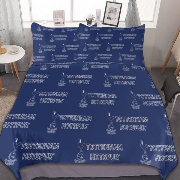 Tottenham Hotspur Bettwäscheset 3 Stück Kinder Erwachsene Steppdeckenbezug Steppdeckenbezug Multi Size Laken Set